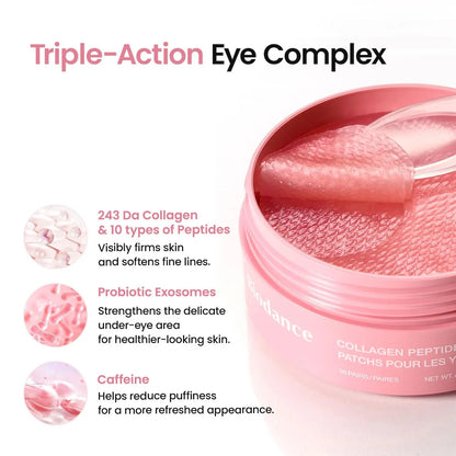 [Biodance Official] Collagen Peptide Eye Patch | anti Wrinkle Patches for Face & Smile Line Patches, under Eye Mask for Fine Lines, Eye Bags & Wrinkles, Korean Skin Care (60Ea)