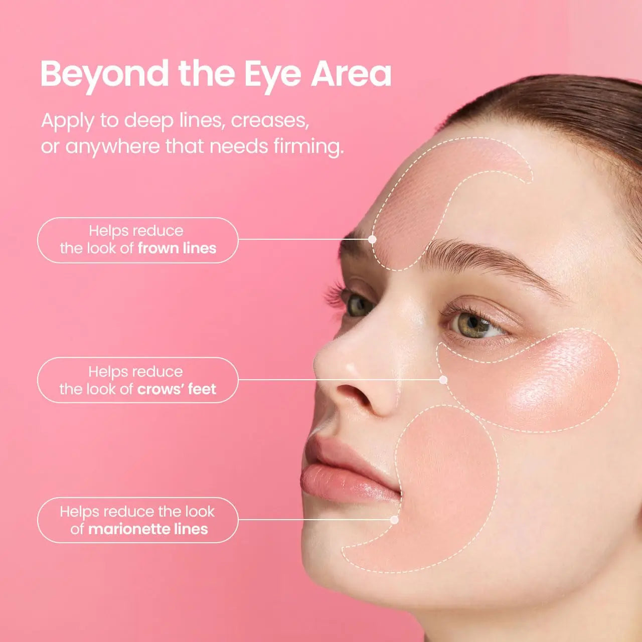 [Biodance Official] Collagen Peptide Eye Patch | anti Wrinkle Patches for Face & Smile Line Patches, under Eye Mask for Fine Lines, Eye Bags & Wrinkles, Korean Skin Care (60Ea)