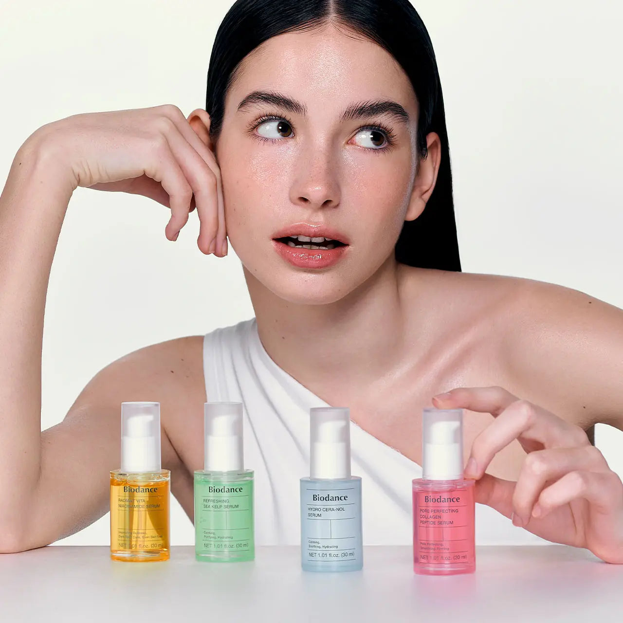 [Biodance Official] 4-Mini Serums Discovery Kit | Serum Gift Bundle for Firming, Hydrating, Brightening, Calming | Elasticity, Dark Spot, Moisturizer, Collagen Boosting, Anti-Aging, Sebum, Plumping, Glow | Travel, Portable, Korean Skin Care
