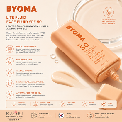 BYOMA Phyto-Mucin Glow Serum | Sérum Facial Iluminador con Phyto-Mucin | Hidratación y Barrera Cutánea | K-Beauty