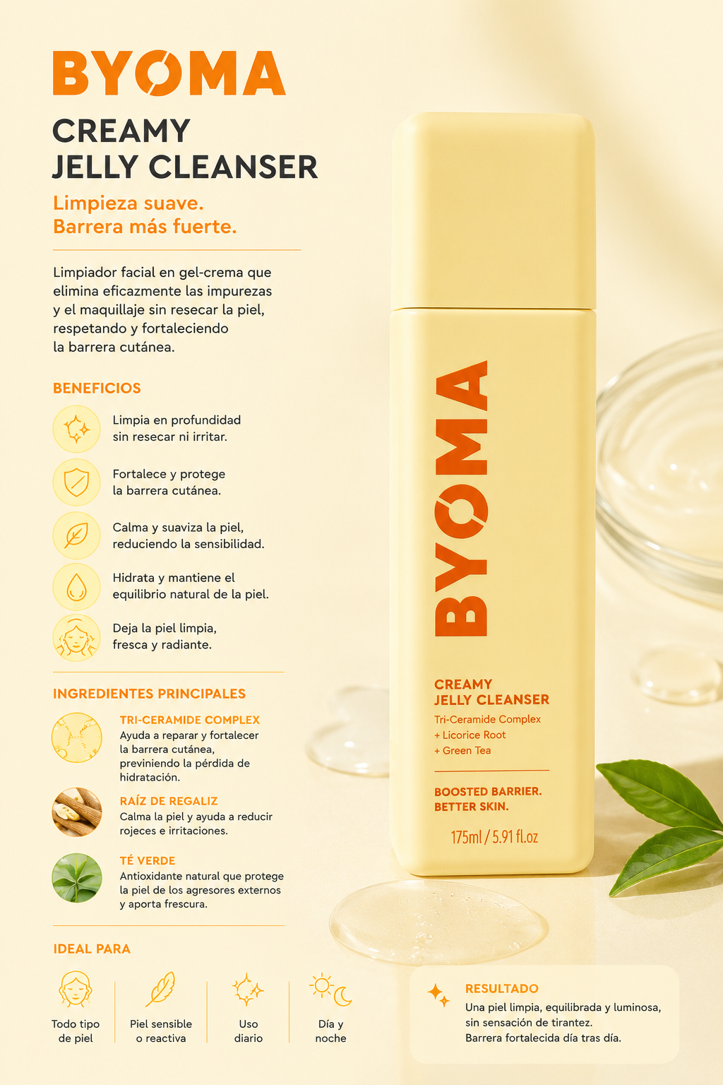 BYOMA Phyto-Mucin Glow Serum | Sérum Facial Iluminador con Phyto-Mucin | Hidratación y Barrera Cutánea | K-Beauty