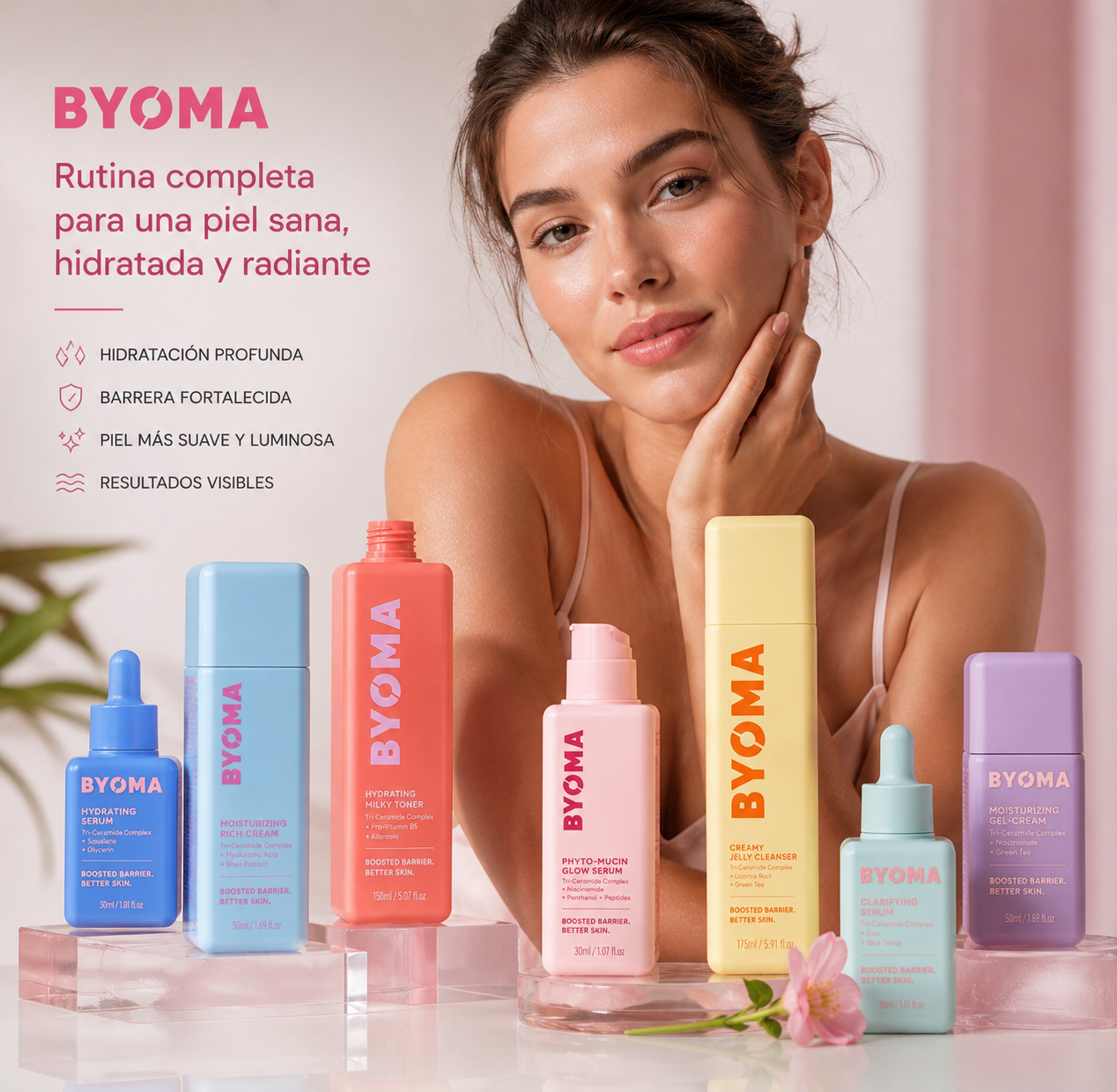 BYOMA Phyto-Mucin Glow Serum | Sérum Facial Iluminador con Phyto-Mucin | Hidratación y Barrera Cutánea | K-Beauty