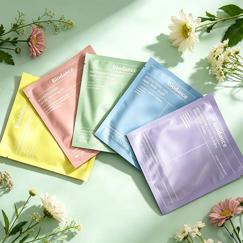 Mascarilla Facial de Colágeno Biodance Altamente Efectiva, Hidrata, Mejora la Elasticidad de la Piel, Reparación Calmante, Cuidado Facial No Irritante
