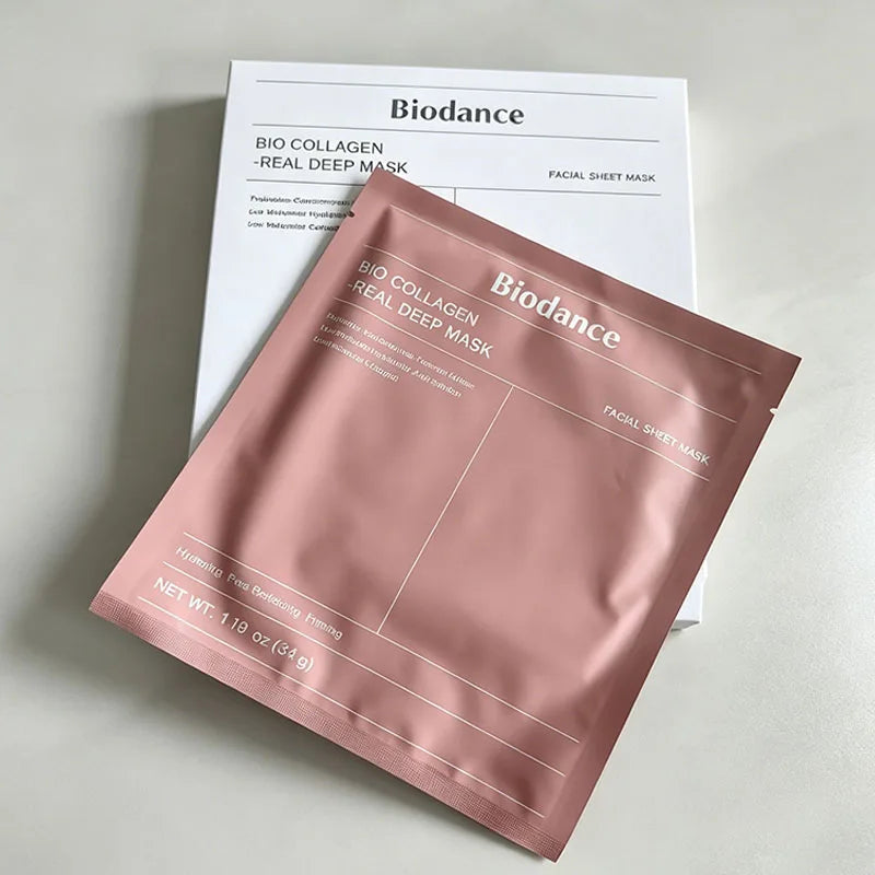 Mascarilla Facial de Colágeno Biodance Altamente Efectiva, Hidrata, Mejora la Elasticidad de la Piel, Reparación Calmante, Cuidado Facial No Irritante