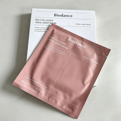 Mascarilla Facial de Colágeno Biodance Altamente Efectiva, Hidrata, Mejora la Elasticidad de la Piel, Reparación Calmante, Cuidado Facial No Irritante