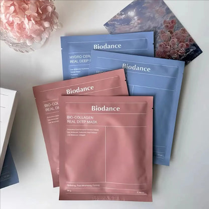 Mascarilla Facial de Colágeno Biodance Altamente Efectiva, Hidrata, Mejora la Elasticidad de la Piel, Reparación Calmante, Cuidado Facial No Irritante