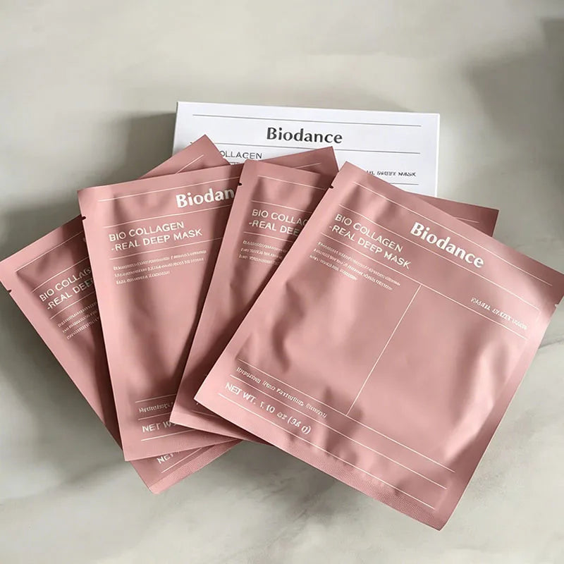 Mascarilla Facial de Colágeno Biodance Altamente Efectiva, Hidrata, Mejora la Elasticidad de la Piel, Reparación Calmante, Cuidado Facial No Irritante