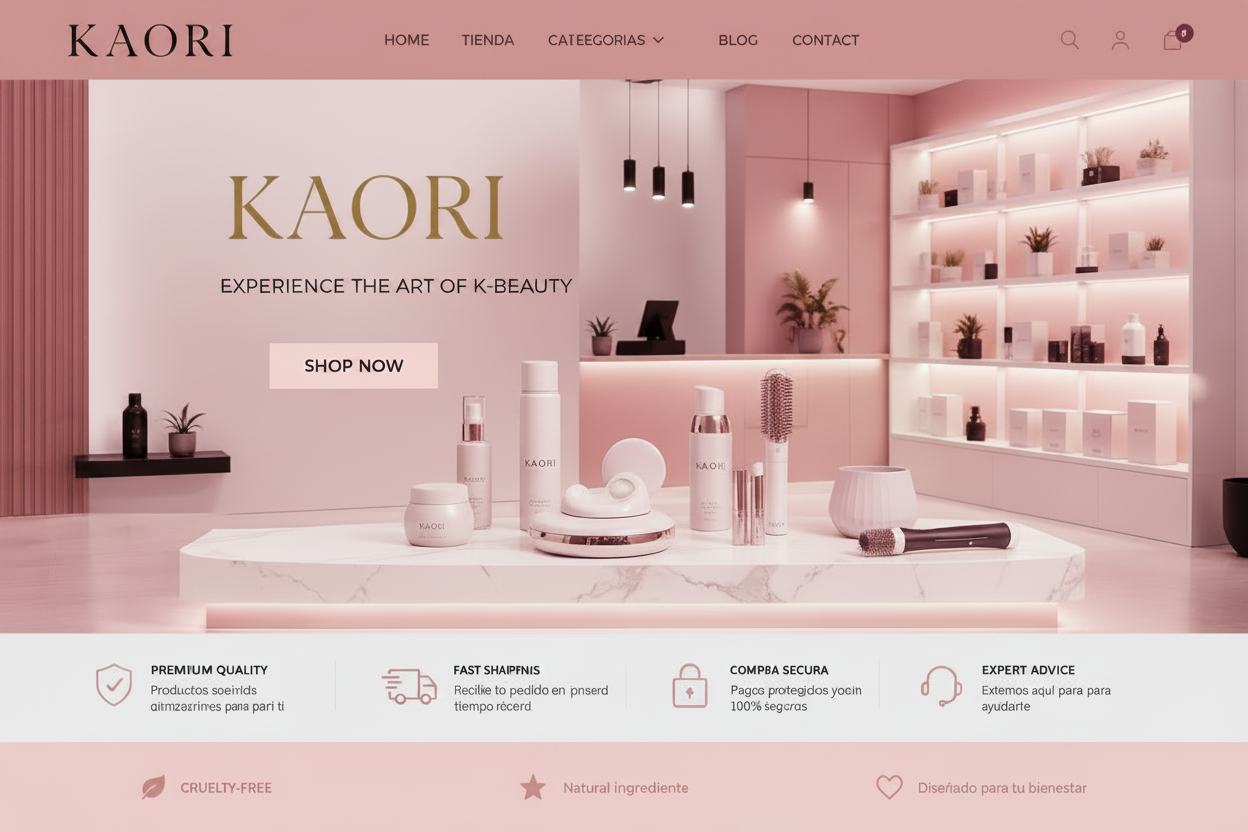 Banner KAORI todo rosa