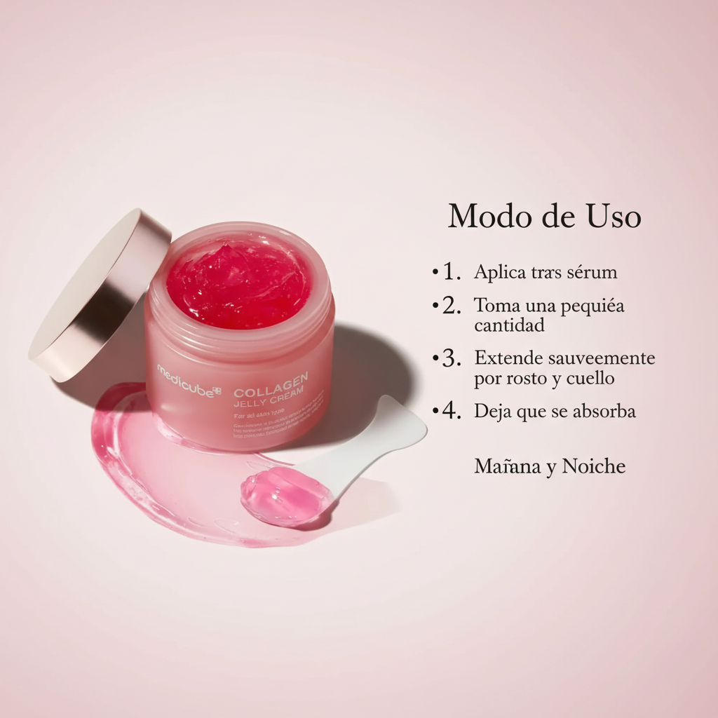 Collagen Jelly Cream — Modo de uso
