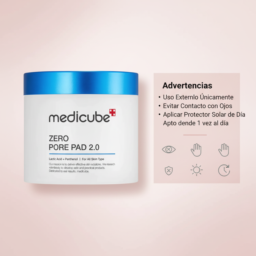 Zero Pore Pad — Advertencias