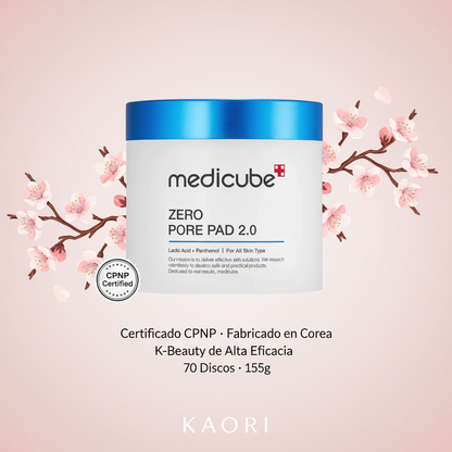 🌸 Medicube Zero Pore Pad 2.0 | Discos Exfoliantes Faciales ✨