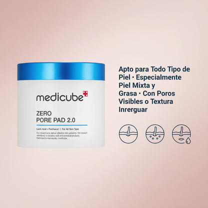 Zero Pore Pad — Tipos de piel